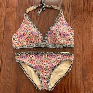 Aztec print bikini